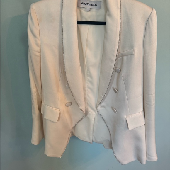 Veronica beard jagger blazer side 10 worn once for party - Picture 4 of 6